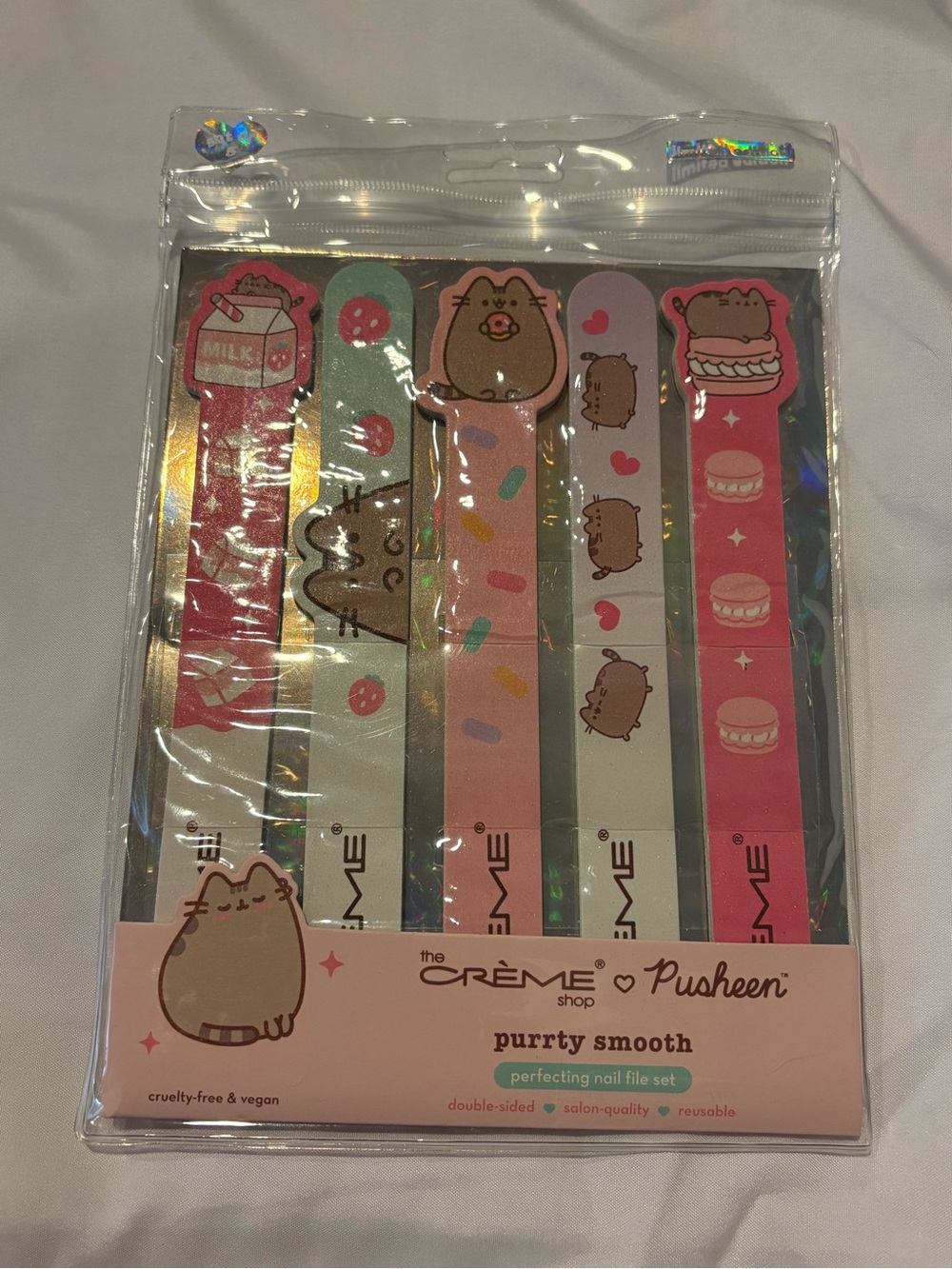The Crème Shop x Pusheen Pink Purrty Nail File Set